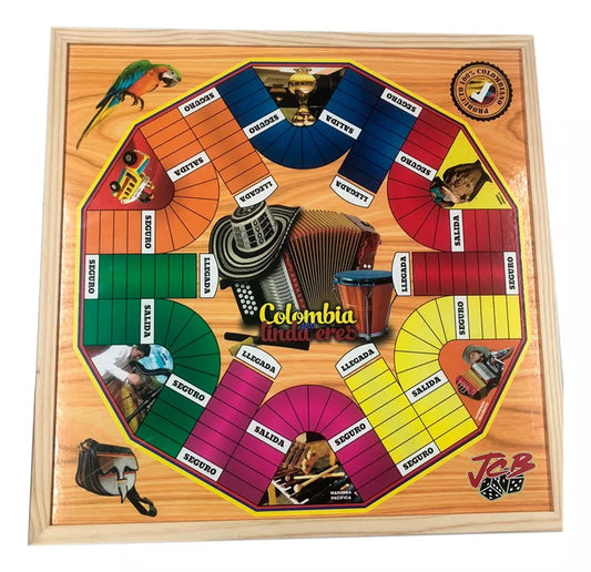 Juego de Parques Magentico 6 x 4 Puestos 50 x 50 cm