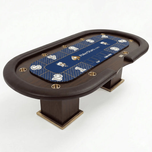 Mesa de Juego de Poker Torneos 9 Jugadores - Texas Holdem