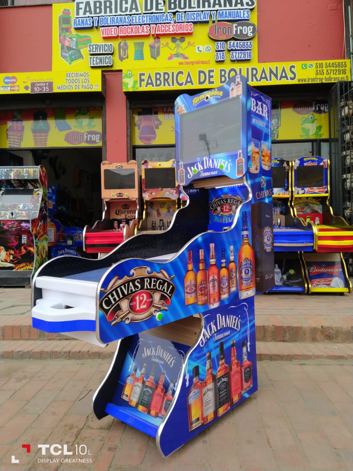 Juego de Bolirana Smart Grande - 7 Juegos Pantalla 19 Pulgadas 16 Jugadores 12 Esferas
