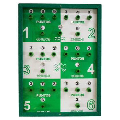 Tablero de Perilla para Juego de Rana en Madera laminado