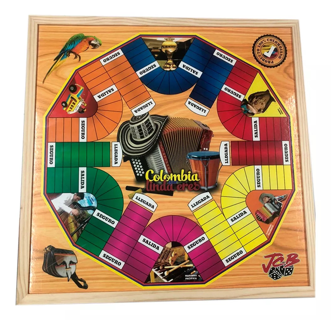 Juego de Parques Magentico 8 x 6 Puestos 50 x 50 cm