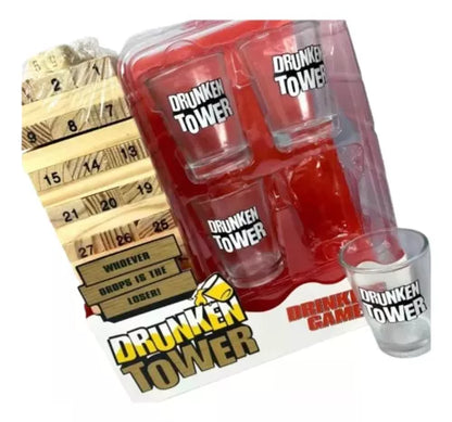 Juego Adultos Jenga Shots Beber Tragos