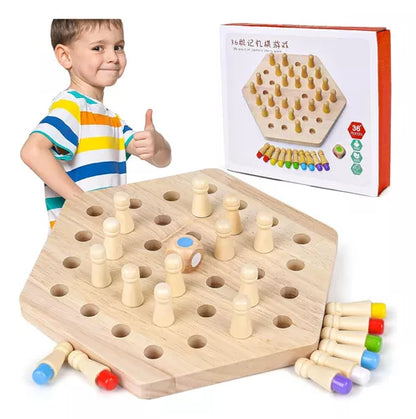 Juego De Mesa De Memoria De Color Para Niños Y Adultos