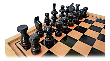 Juego de Ajedrez Profesional No 2 Madera artesanal  25x25cm