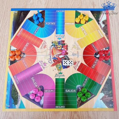 Juego de Parques Magentico Plegable 6 x 4 Puestos