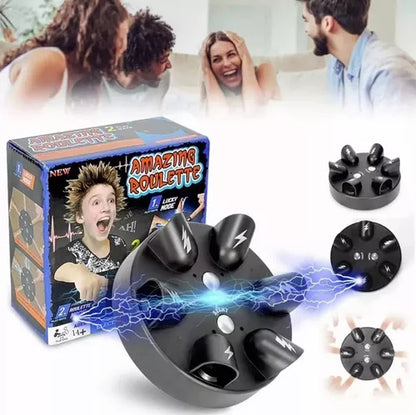 Maquina De Toques Electricos Tipo Ruleta Rusa Juego Mesa