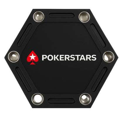 Mesa de Poker Hexagonal Estilo PokerStars en Madera y Vinilo Laminado