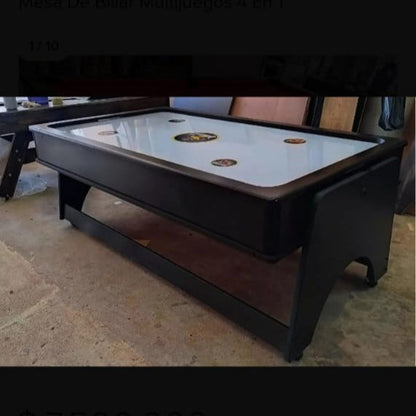 Mesa Multijuegos 4 en 1  - Billar Pool - Ping pong - Air Hockey - Comedor Formica