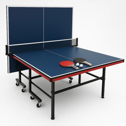 Mesa de Ping Pong Profesional Miyagi 18MM | Plegable, con Ruedas y Red Incluida