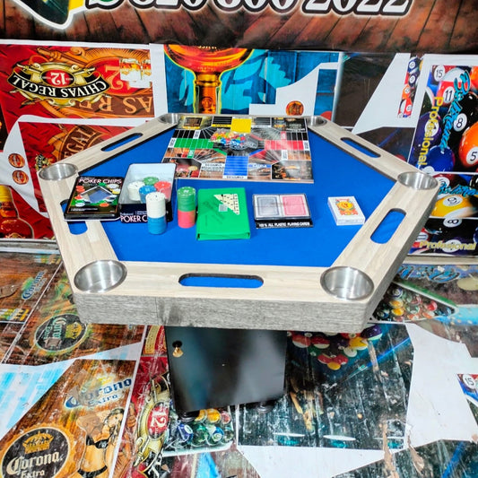 Mesa de Poker Hexagonal  Vinilo o Formica
