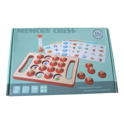 Juego Didáctico Memorice Chess Juego De Mesa Memoria