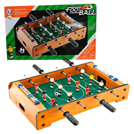 Futbolin Mesa Futbolito 51cm Madera Juego Fútbol Casa